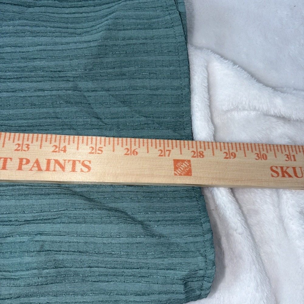 Emery Rose Sage Green Textured Top Plus Size 4XL Bell Sleeve Boho Breezy Casual - Picture 8 of 9